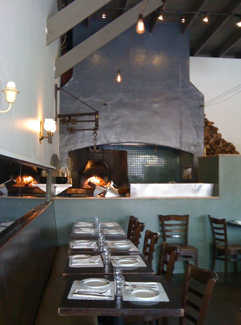  of the woodfire oven at Spanish tapas restaurant Cobras and Matadors on 